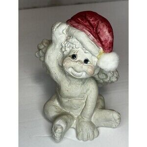 Dreamsicles Santa's Little Helper Elf Figurine Cast Art DX109 Christmas Signed